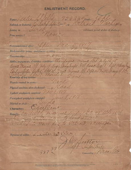  Genealogy military research - enlistment record