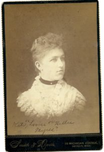 Michigan genealogy photo of beautiful Nellie Somers 
